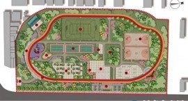 沂南第一个体育公园即将投入使用